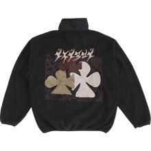 Load image into Gallery viewer, IKIGAI FLOWER PATCH EMBROIDERED COLLAGE ON COLUMBIA FLEECE