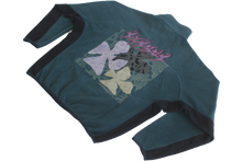 Load image into Gallery viewer, IKIGAI FLOWER PATCH EMBROIDERED COLLAGE ON HELLY HANSEN FLEECE