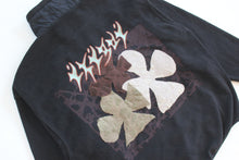 Load image into Gallery viewer, IKIGAI FLOWER PATCH EMBROIDERED COLLAGE ON COLUMBIA FLEECE