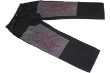 Load image into Gallery viewer, FLORA EMBROIDERED DOUBLE KNEE DICKIES 32"