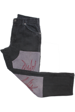 Load image into Gallery viewer, FLORA EMBROIDERED DOUBLE KNEE DICKIES 32"