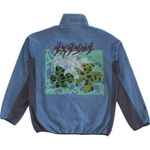 Load image into Gallery viewer, IKIGAI FLOWER PATCH EMBROIDERED COLLAGE ON HELLY HANSEN FLEECE