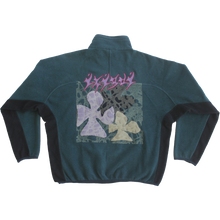 Load image into Gallery viewer, IKIGAI FLOWER PATCH EMBROIDERED COLLAGE ON HELLY HANSEN FLEECE
